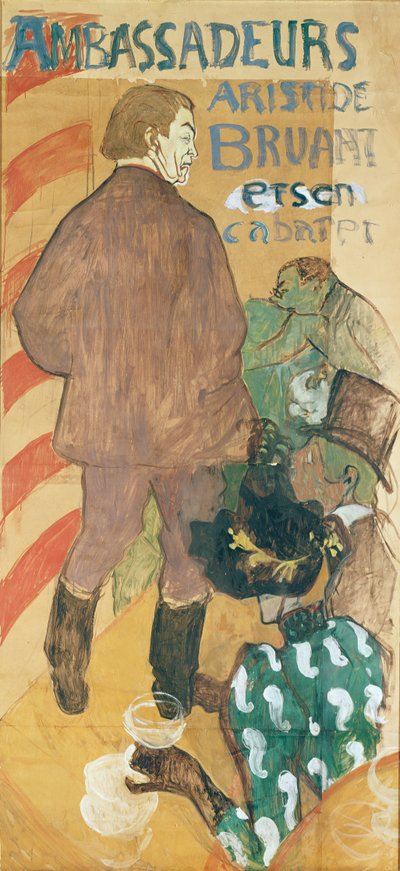 Ambassadeurs, Aristide Bruant und sein Kabarett von Henri de Toulouse Lautrec